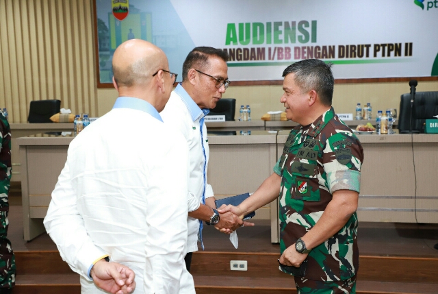 Pangdam I Bukit Barisan: Terima Audensi Pimpinan PTPN II