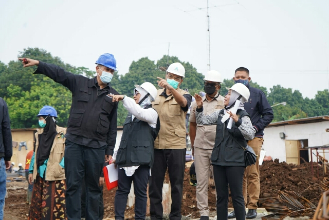 Komisi III Sidak Pembangunan Blok I&IV RSUD Kota Bogor