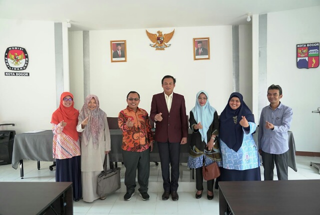 Komisi I DPRD Kunjungi KPU Kota Bogor Dalam Rangka Pengawasan