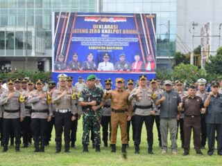 Pj Bupati Banyumas Deklarasi Jateng Zero Knalpot Brong