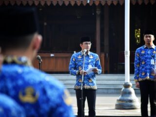 Pj Bupati Banyumas Pimpin Apel Kesadaran Nasional KORPRI