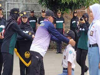 Prosesi Tantingan Diklat Paskibraka Kabupaten Banyumas Tahun 2024