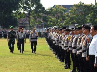 Apel Operasi Mantap Praja Candi 2024/2025 Menjelang Pilkada Banyumas