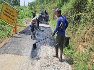 Pelaksanaan Pekerjaan Pemeliharaan UPT Jalan dan Jembatan Kelas A Wilayah VI Cigudeg